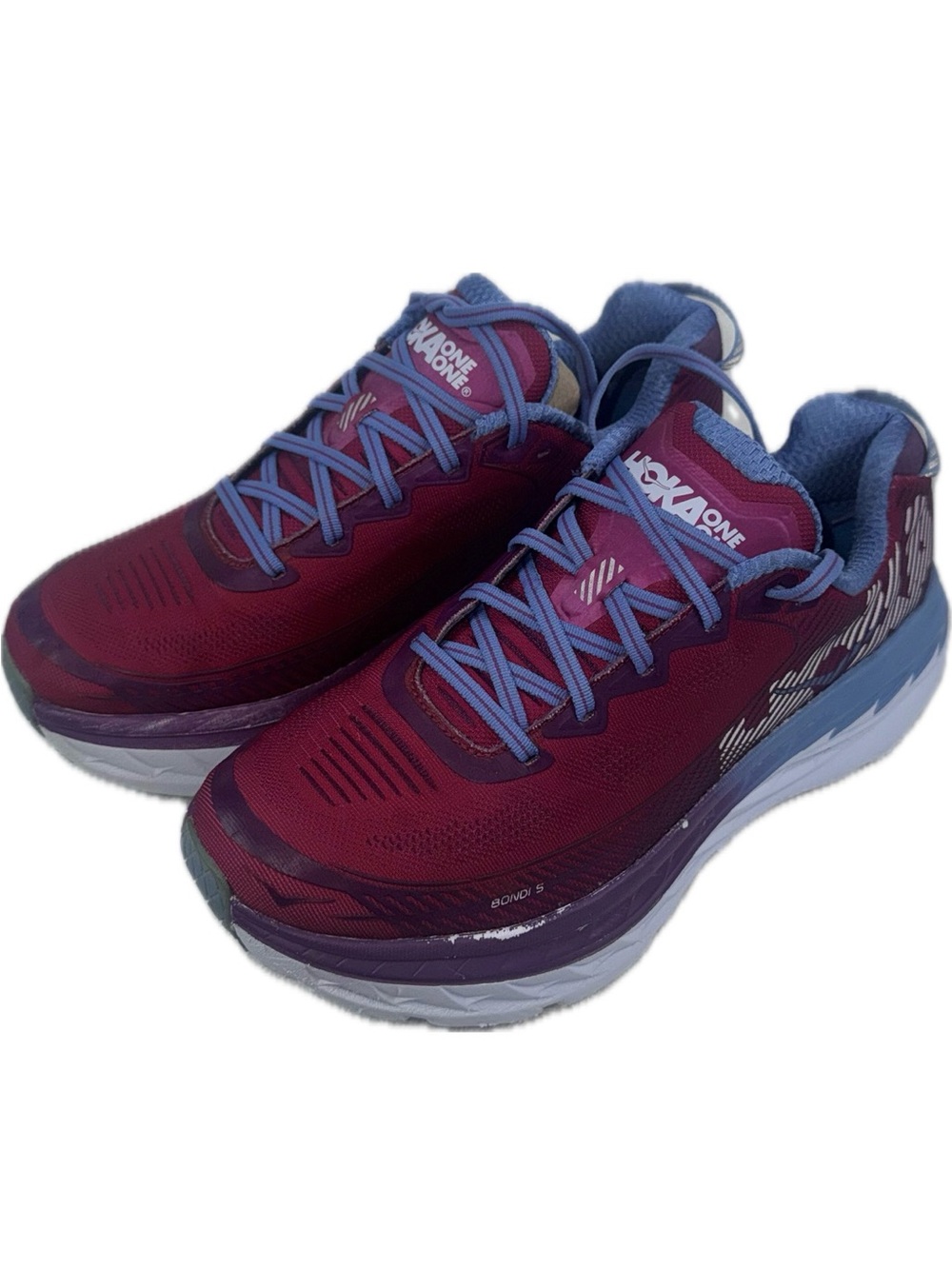 Hoka One One Bondi 5 Cherries Jubilee Women’s 10.5 Running Shoes